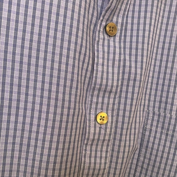 Van Heusen Dress Shirt Long Sleeve Button Down Blue Plaid Size 2XL - Picture 10 of 13